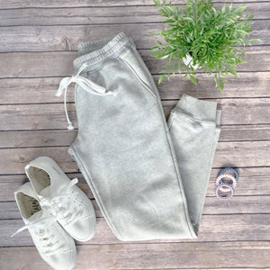 Premium Joggers- Gray Vintage Wash loungewear Michelle Mae 