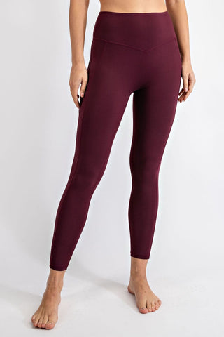 Plus Size "No Crotch Seam" Butter Pocket Leggings-8- Legging/Lounge/Bralette-rae mode-Styled by Stacked - A Plus Size Women's Boutique in Lakeville, MN