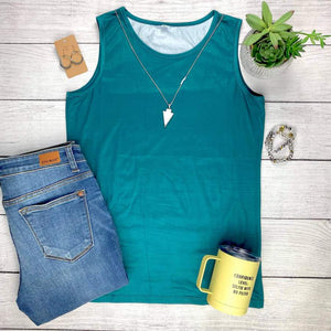 BRUSHED + BREEZY SOLID TANKS tank MICHELLE MAE 