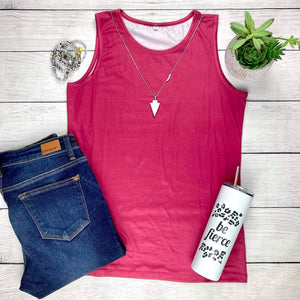 BRUSHED + BREEZY SOLID TANKS tank MICHELLE MAE 