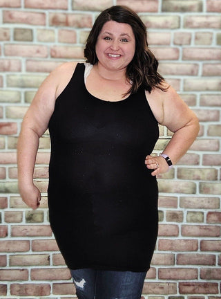 Reversible Wide Strap Long Tank (24 COLORS)-5- Year Round Underlayers-YELETE-Styled by Stacked - A Plus Size Women's Boutique in Lakeville, MN