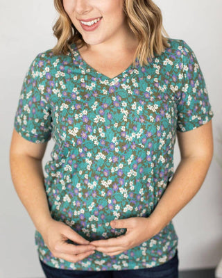 POCKETFUL OF PERFECT- PRINTS SHORT SLEEVE TOPS Michelle Mae 