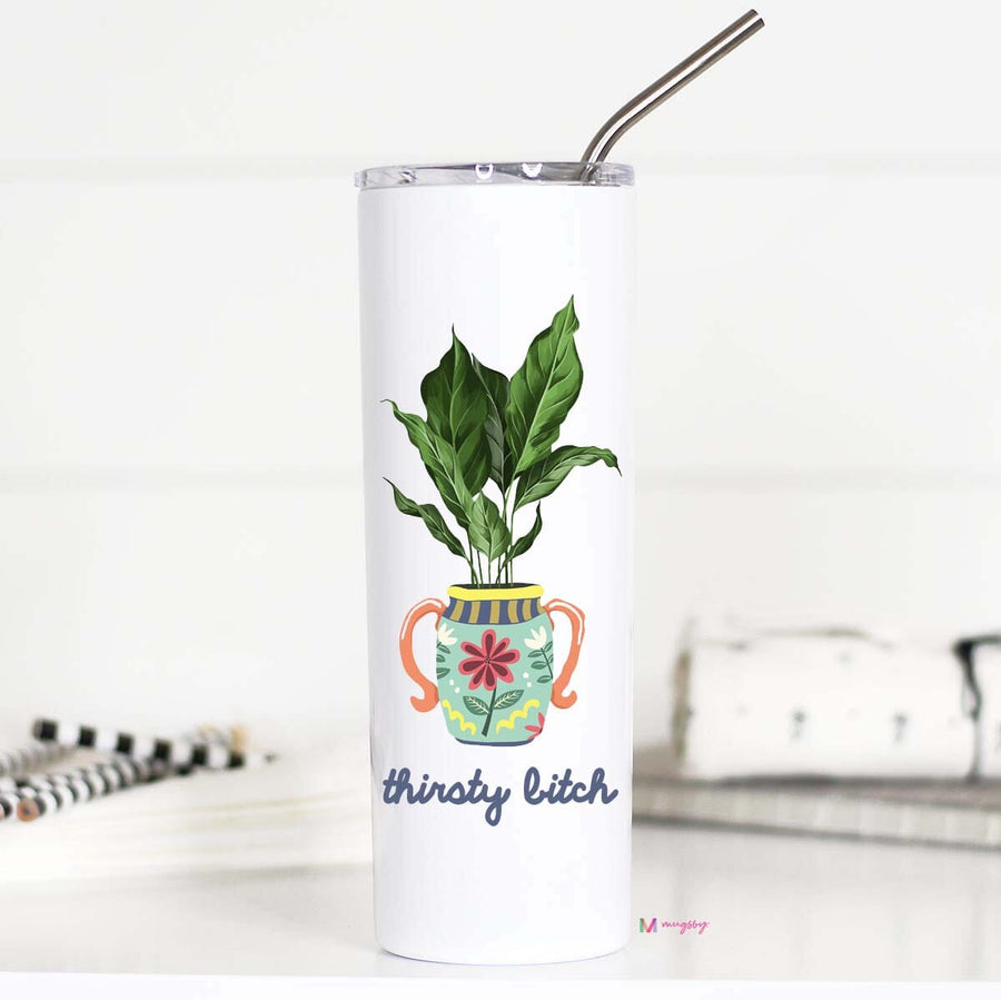 TALL TRAVEL CUP- THIRSTY drinkware mugsby 