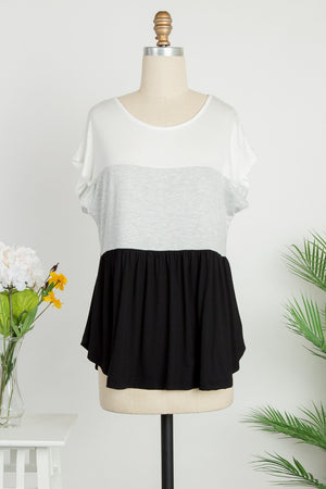 Tiers of Joy Colorblock Shaping Top